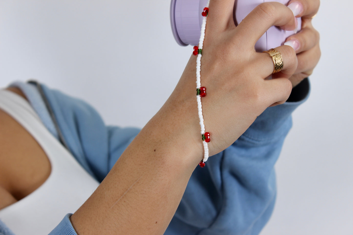 "cherry-ish you" phone charm